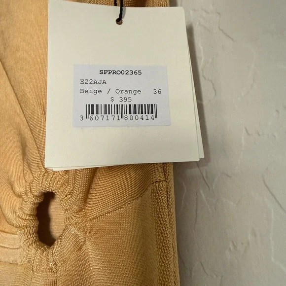 SANDRO - Brown Orange Ombre Midi Dress – NWT – EU 36 (US Small) - Picture 10 of 10